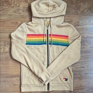 Aviator Nation Retro Striped Hoodie